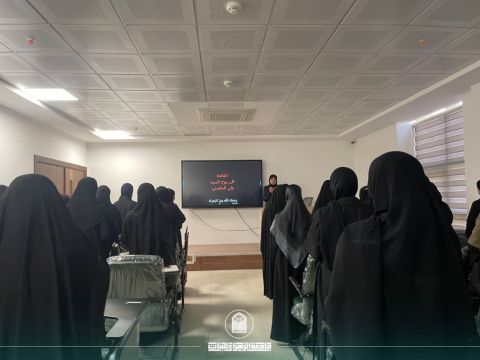 قسم هندسة الذكاء الاصطناعي ينظّم دقيقة صمت عن روح الش،هيد  آية الله العظمى  السيد علي الخام،نئي (رض)