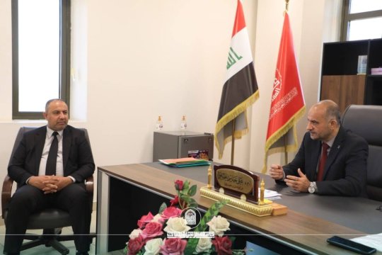 اجتماع عمادة كلية التقنيات الصحية والطبية  مع قسم الإعلام والاتصال الحكومي