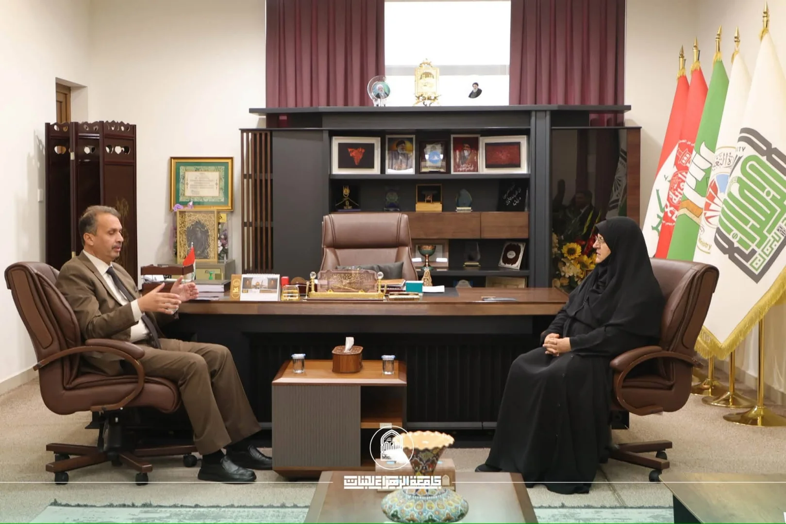 جامعة الزهراء تواصل جهودها في دعم المسيرة التعليمية