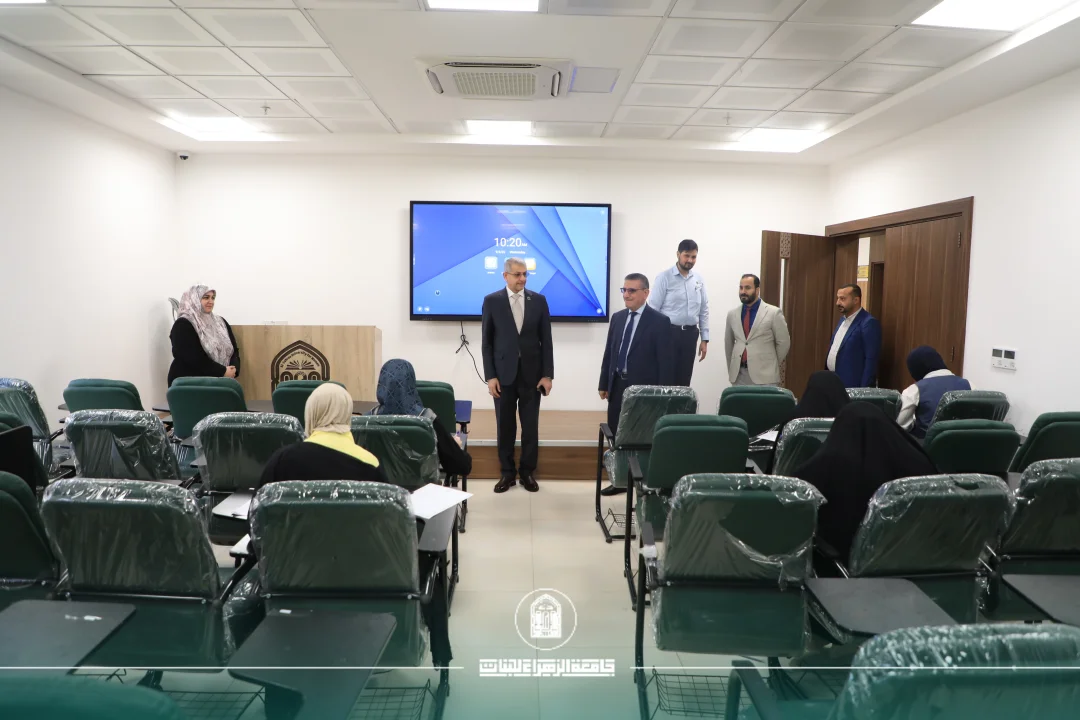 مساعدا رئيسة الجامعة  يتفقدان امتحانات الدور الثاني  في كلية الهندسة