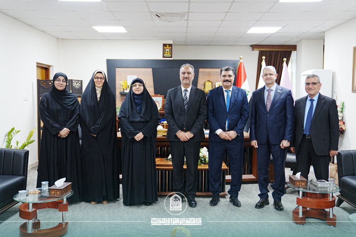 تعاون أكاديمي تفعله جامعة الزهراء مع جامعة الفلوجة وتجدد اهتمامها بالعلاقات الثنائية