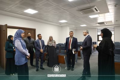 زيارة رسمية للّجنة الوزارية لمتابعة خطط الاستحداث في جامعة الزهراء (عليها السلام) للبنات