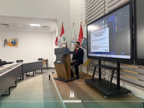 جلسات بحثية في "قاعة الكوثر على خاصية الاونلاين مع باحثين دوليين في اليوم الثاني للمؤتمر الدولي التاسع "