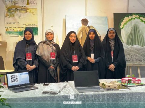 كلية الهندسة وتكنولوجيا المعلومات تشارك  في معرض مهرجان عين الحياة