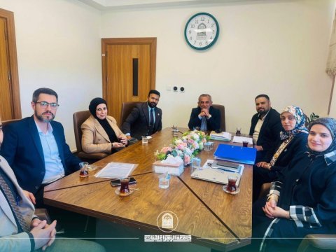 جامعة الزهراء (ع) للبنات تستقبل لجنة وزارية لمتابعة استحداث قسم تقنيات التجميل والليزر