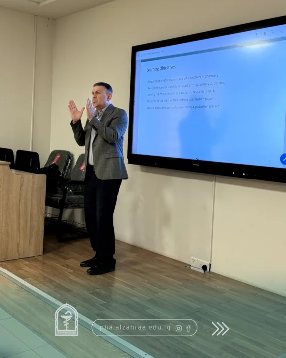 The College of Pharmacy Organizes a Scientific Workshop to Develop Academic Research and Report Writing Skills