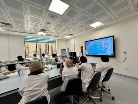 Beginning of the second semester at the College of Pharmacy - Al-Zahraa University (peace be upon her)