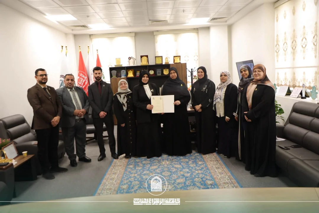 توقيع اتفاقية تعاون علمي وأكاديمي وبحثي بين كلية الصيدلة ومركز الزهراء للأبحاث الطبية والصيدلانية في جامعة الزهراء (ع) للبنات