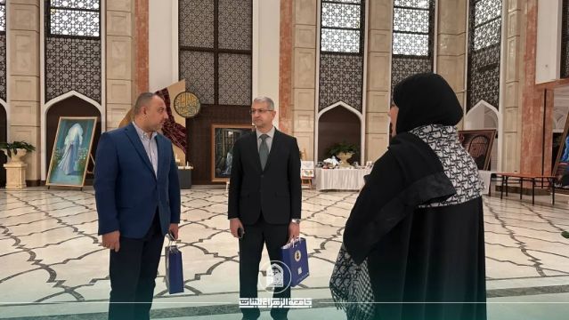 كواليس الاستعداد للمؤتمر الدولي في جامعة الزهراء (ع) للبنات