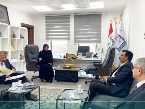 The Dean receives a ministerial committee to audit examination records and enhance the quality of academic performance.