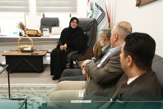 The Dean receives the ministerial compliance committee to review the progress of work.