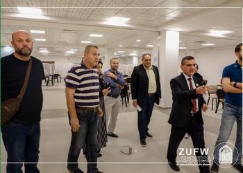 A Lebanese media delegation visits Al-Zahra University (peace be upon her) for women.