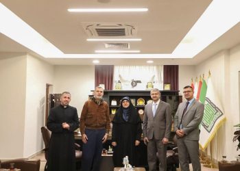 رئيسة جامعة الزهراء(عليها السلام) للبنات تستقبل وفداً من دولةِ الفاتيكان .