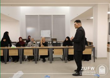 Al-Zahraa University Holds Workshop on the Art of Dealing with the Visually Challenged to Demonstrate Humanitarian Role of Imam Hussein Holy Shrine
