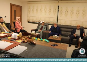 The Department of Mathematics at Al-Zahra University (peace be upon her) for women,holds a meeting to prepare for a joint scientific conference