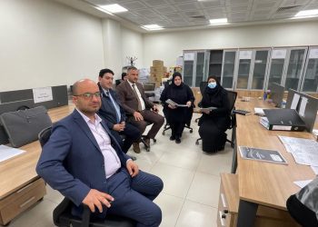 The Dean of the College of Pharmacy undertakes a follow up tour in order to overview the progress of the exams