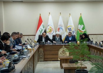 His Eminence, the legal guardian of the Holy Imam Hussian Shrine (may his glory last) holds a meeting with the Presidency of Al-Zahraa (peace be upon her)for Women , Inheritance of the Prophets (peace be upon him) and Al-Sbateen (peace be upon them) Universities to develop the scientific and academic aspect.