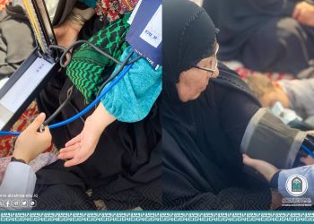 قسم تقنيات الأشعة يقيم حملة صحية تطوعية بين الحرمين الشريفين