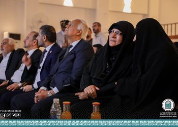The President of Al-Zahraa University for Women attends the opening of the activities of the Sixth Scientific Conference of Al-Zahraa (peace be upon her).