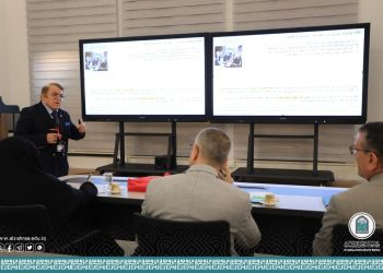 Al-Zahraa University (peace be upon her) for Women receives Professor Dr. Munther Al-Kazemi