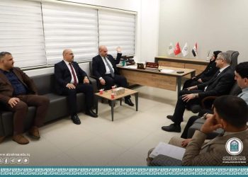 اللجنة الوزارية المكلفة بالإشراف على الإمتحانات التقويمية النهائية تُنهي مهامها في كلية الصيدلة بجامعَة الزهراء(عليها السلام) للبنات