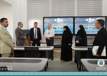 جامعة الزهراء (عليها السلام) للبنات تستقبل وفداً وزارياً لافتتاح مركز التعليم المستمر