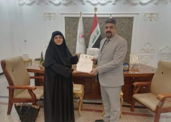 رسالة ماجستير تفتح أفق التعاون بين جامعتي الزهراء للبنات وواسط