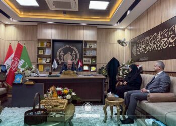 Al-Zahraa University Congratulates General Secretary of Imam Hussein Holy Shrine on Renewed Confidence