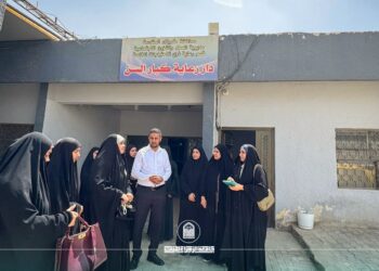إنسانية أكاديمية تحط الرحال في دار المسنين بكربلاء 
