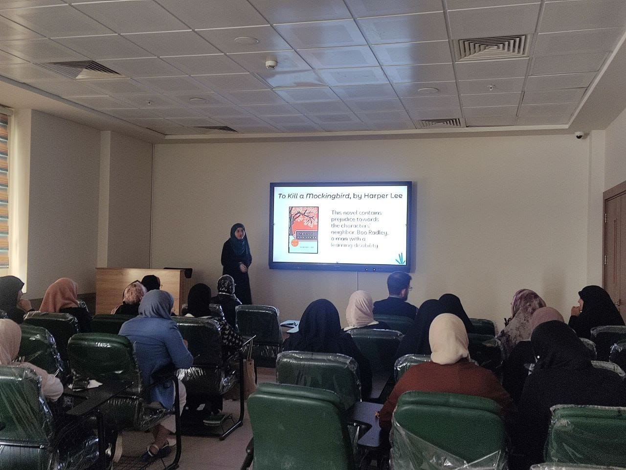 ورشة علمية بعنوان " Disability Studies in Selected Literature".